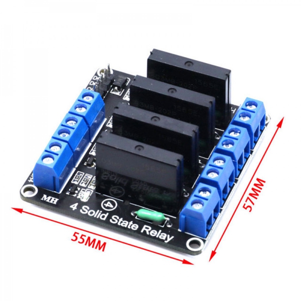 1/2/4/8 5V Low level Solid State Relay Module with Fused Solid State Relay 250V2A