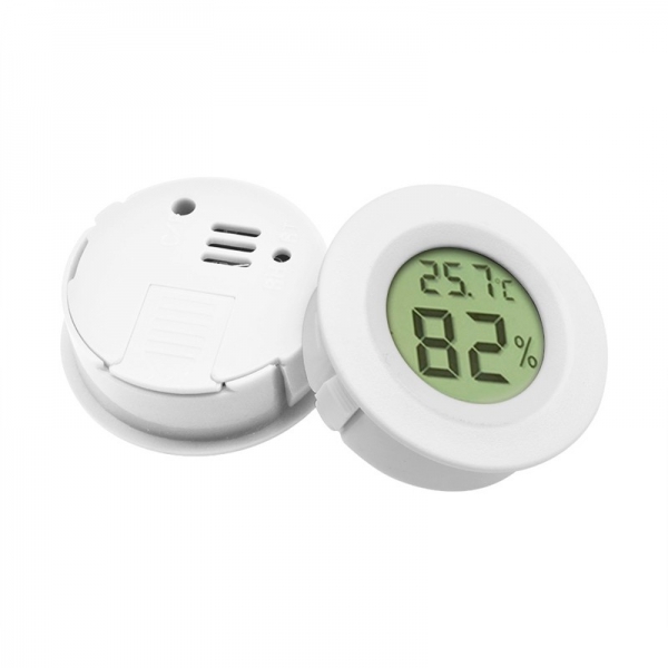 Circular electronic temperature and humidity meter, crawler type electronic temperature and humidity meter, acrylic box climbing box thermometer