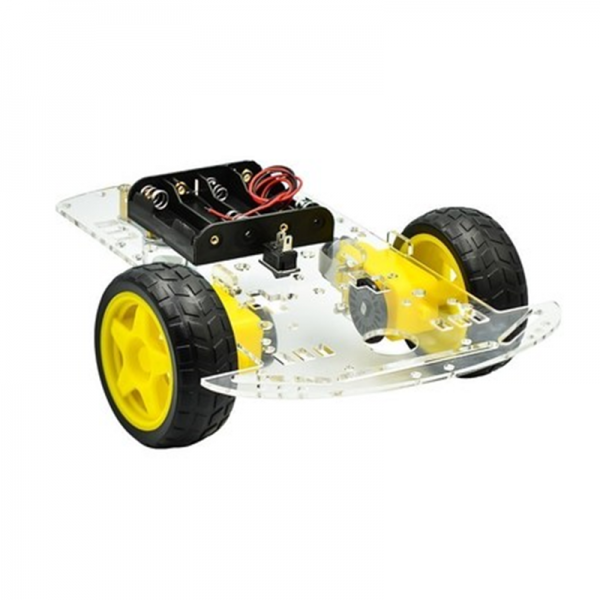 4WD intelligent car chassis/tracking car/robot car chassis/speed measurement/battery box delivery 2WD car