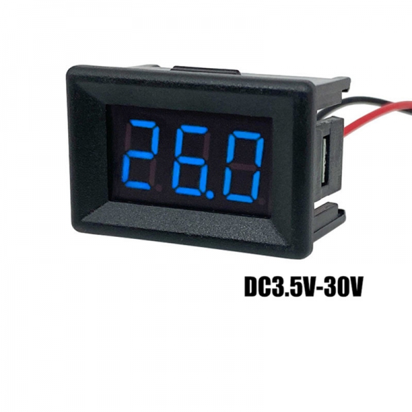 Cased 0.36-inch two-wire voltmeter 4V-30V DC digital display meter digital voltmeter