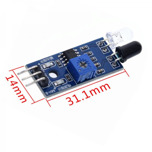 Intelligent car obstacle avoidance sensor module infrared tube module photoelectric reflection sensor tracking