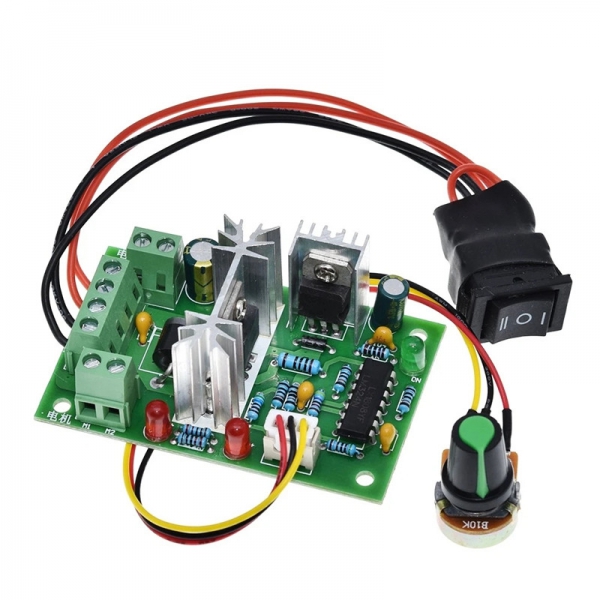 CCM2 DC motor speed regulator 10V12V24V30V forward and reverse PWM DC controller 120W