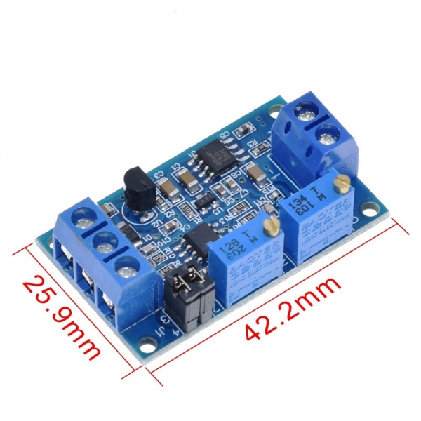 Current to voltage module 0/4-20mA to 0-3.3V5V10V voltage transmitter signal conversion and conditioning