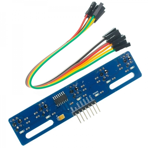 5-way black and white line recognition sensor module tracking intelligent car/red external sensing TCRT5000