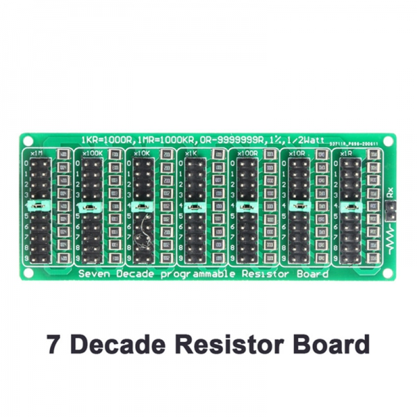 0.1R/1R -9999999R Programmable Resistive Board Eight Segment Type 0.1R/1R Precision Programmable Resistive Board