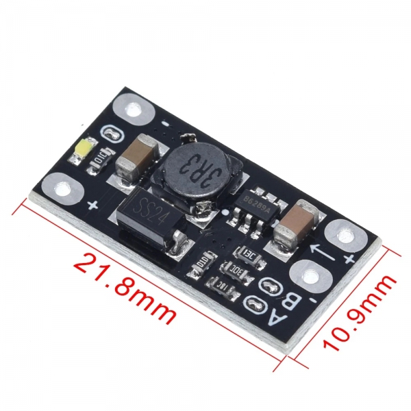 3.7V to 12V mini DC-DC boost module supports 5V/8V/9V/12V output lithium battery boost