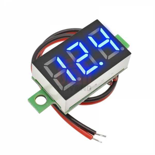 Digital display two-wire voltmeter 0.36 inch DC4.5V-30V DC voltmeter motorcycle voltmeter