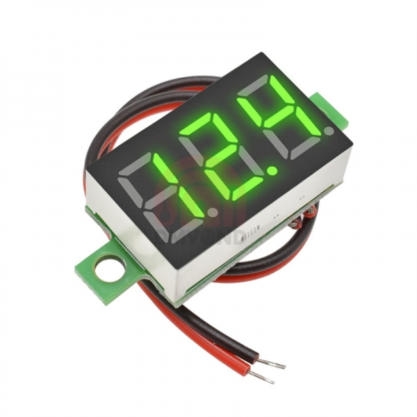 Digital display two-wire voltmeter 0.36 inch DC4.5V-30V DC voltmeter motorcycle voltmeter