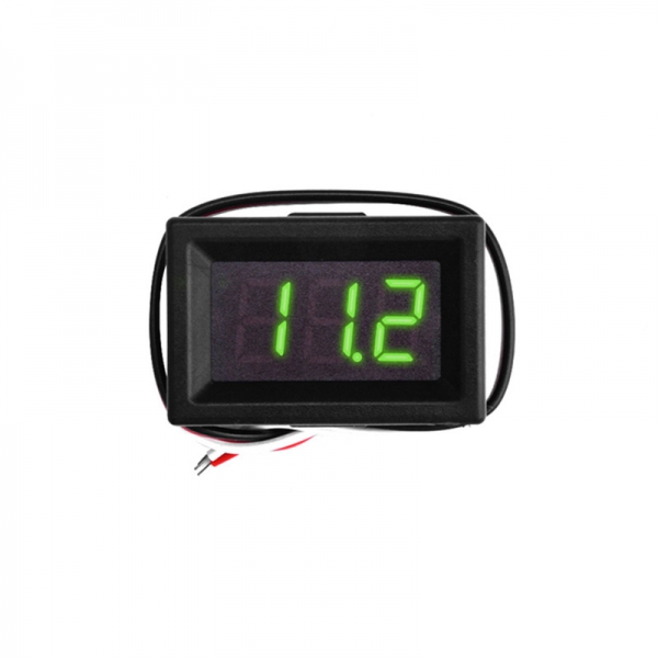 0.36 shell mounted voltmeter with LED display, high-precision instrument, three wire 0-100V digital voltmeter