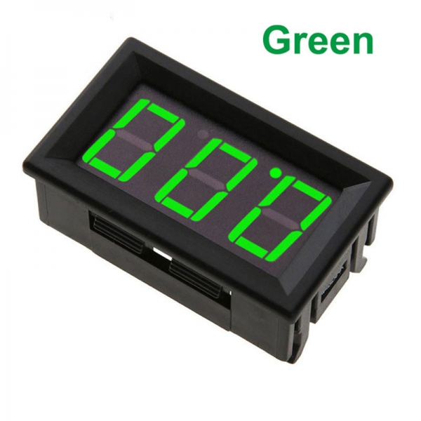 Three wire DC voltmeter with 0.56-inch LED digital voltmeter for DC 0V-30.0V reverse protection