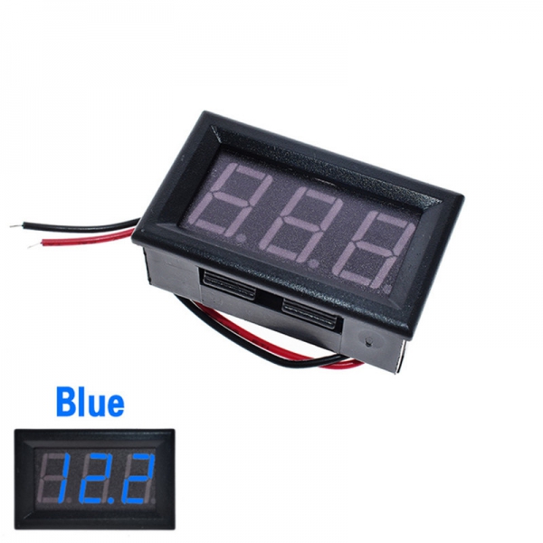 Digital tube DC voltmeter head 0.56-inch LED digital voltmeter DC4.5V-30.0V reverse protection