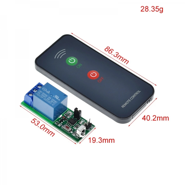 BESTEP 1-channel 5V infrared remote control relay module learning infrared remote control switch remote control module