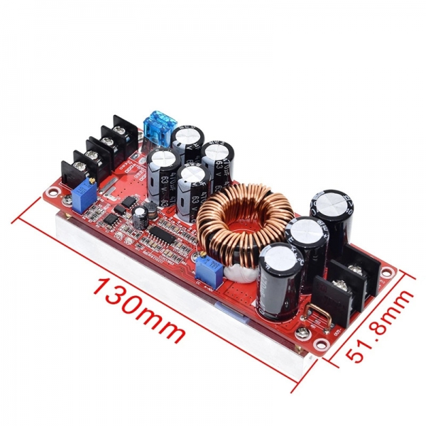 1200W high-power DC-DC boost constant voltage constant current adjustable car charging power module