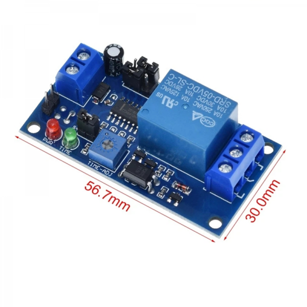 12V normally open trigger delay relay delay electronic module vibration electronic module