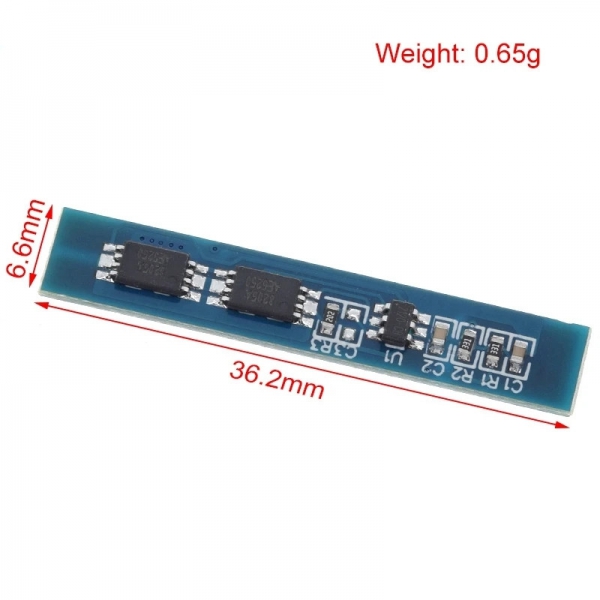 Protection board 2 strings 7.4V 8.4V lithium battery pack protection board 3A current anti overcharging and over discharging