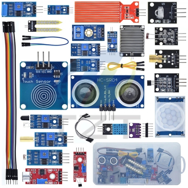 22 in 1 sensor module kit for robot sensors, 22 in 1 learning starter kit