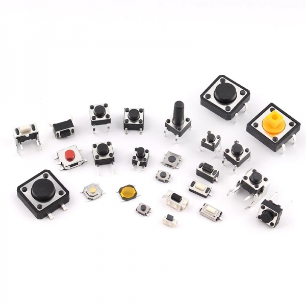 125 pieces of 25 types of tactile switch package, small button switch, micro switch package, switch button bag, 125PCS