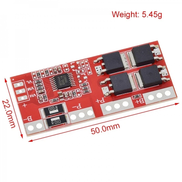 4-series lithium battery protection board 30A high current, 4-series automatic recovery 14.8V 16.8V without activation