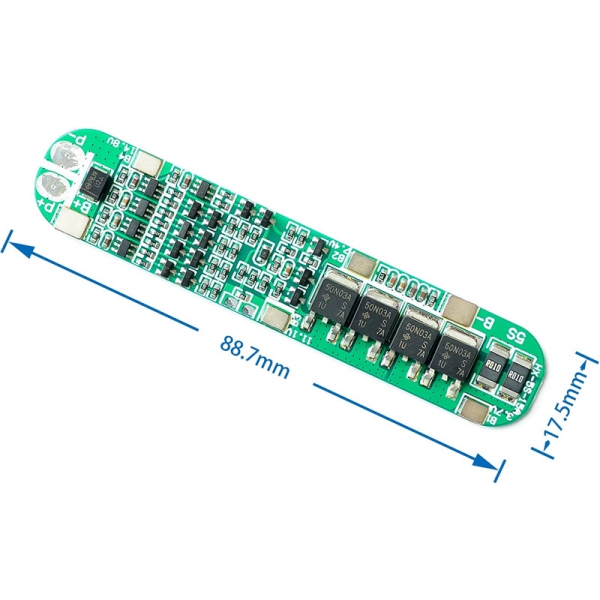 5-string 18.5V21V electric tool solar lighting 18650 dedicated lithium battery protection board BMS