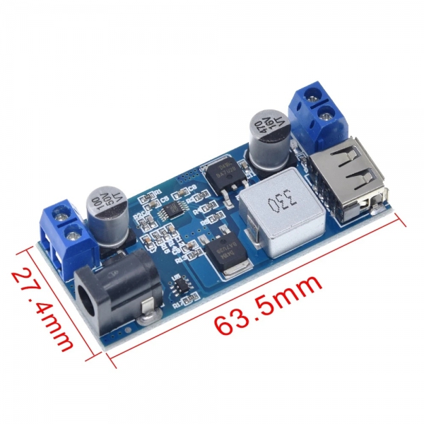 24V/12V to 5V 5A power module DC-DC XY-3606 power converter super LM2596S