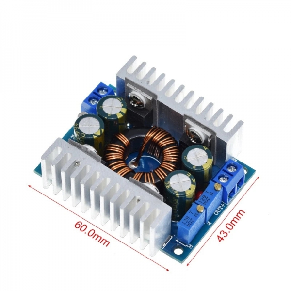 8A charging automatic step-up and step-down constant voltage and constant current adjustable power supply module