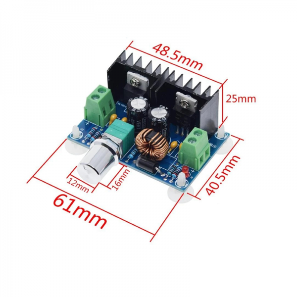 XH-M401 DC-DC step-down module XL4016E1 high-power DC voltage regulator board 8A with voltage regulator HY-M401