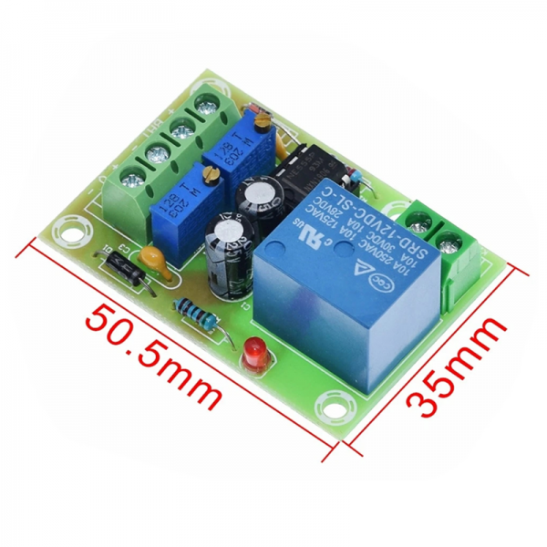 XH-M601 Battery Charging Control Board 12V Battery Full Charge, Power Off Stop, Overcharge Prevention Control Module