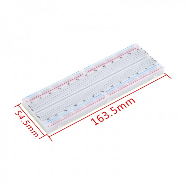 MB102 breadboard black power module+830 hole large breadboard+65 colorful jumper breadline set