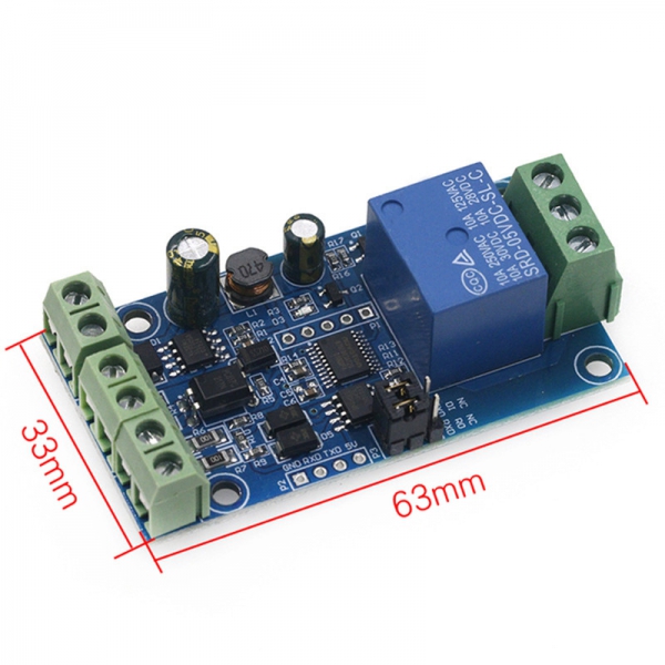 Modbus-Rtu7-24V 4-channel relay module switch input/output RS485/TTL anti reverse connection