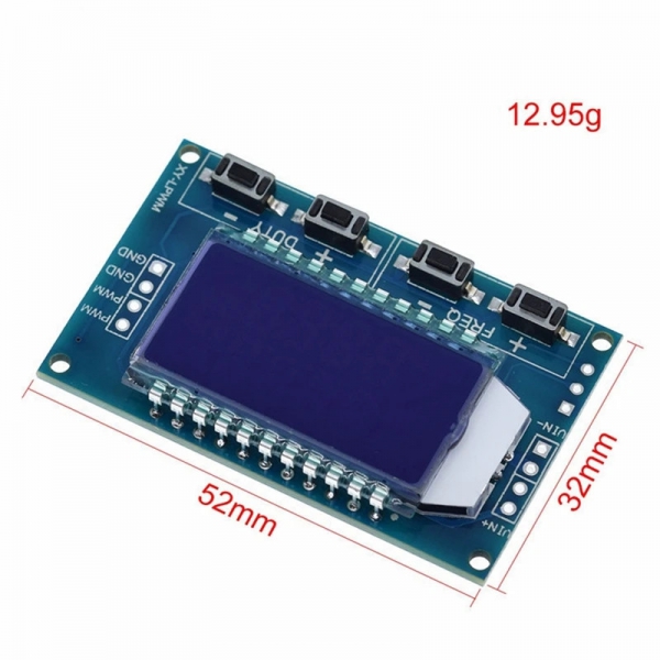 PWM pulse frequency duty cycle adjustable module square wave rectangular wave signal generator XY-LPWM