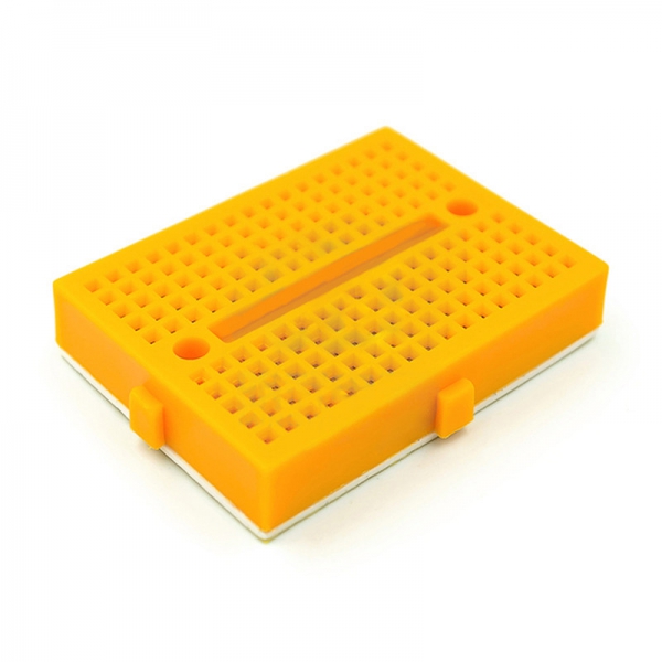 yellow SYB-170 mini micro board breadboard experiment board circuit board hole board 35x47mm multi-color