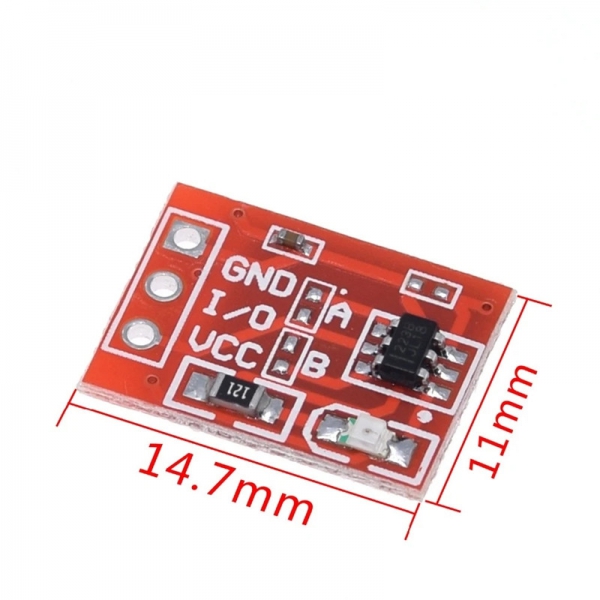 TTP223 touch button module self-locking incremental capacitive switch single channel transformation