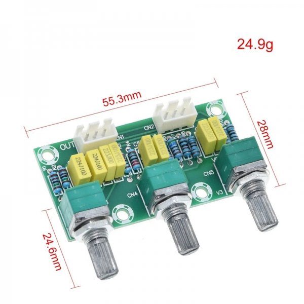 XH-M802 Passive Tuning Board, Front Stage Board, Front Stage Board, Sound Modulation Board, High and Low Frequency Adjustment, HIFI High Temperature Grade Finished Product