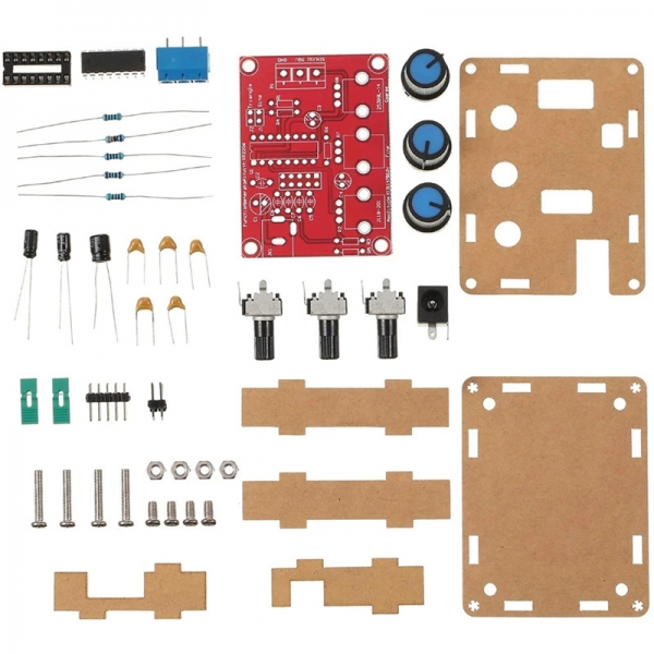 XR2206 high-precision signal generator DIY loose parts with shell Function Generator sine wave