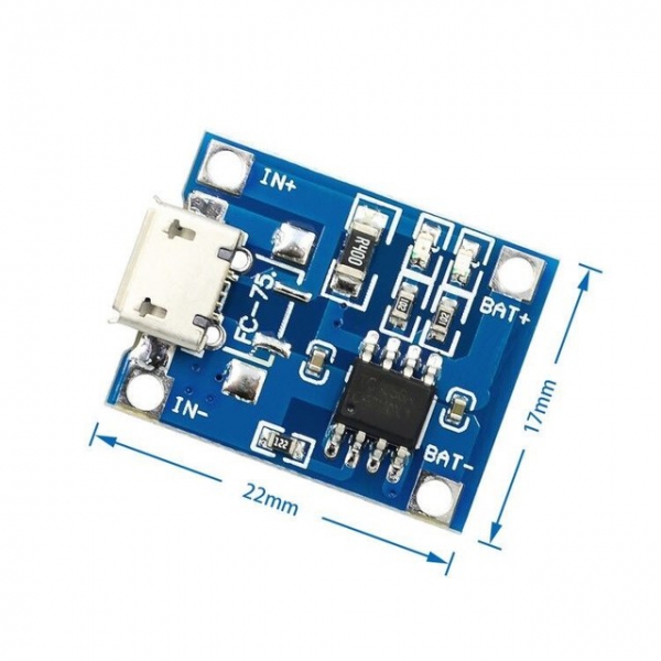 TP4056|18650 Lithium Battery 3.7V 3.6V 4.2V Lithium Battery Charging Board 1A Overcharge and Overdischarge Protection