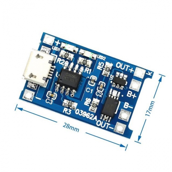 TP4056 / 18650 Литиевая батарея 3.7v 3.6V 4.2V Литиевая батарея Зарядная панель 1A