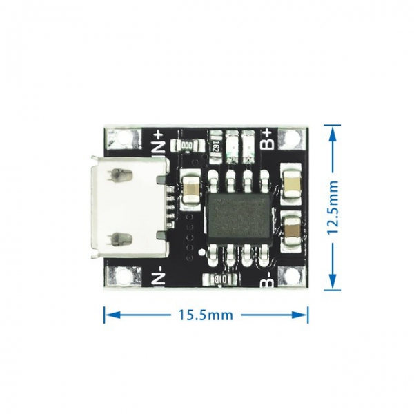 TP4056|18650 Lithium Battery 3.7V 3.6V 4.2V Lithium Battery Charging Board 1A Overcharge and Overdischarge Protection