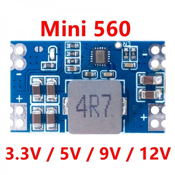 DC-DC5A mini560 voltage regulator module outputs 3.3V 5V 9V 12V mini560-PRO